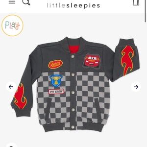Little Sleepies Piston Cup Bomber Jacket NIB